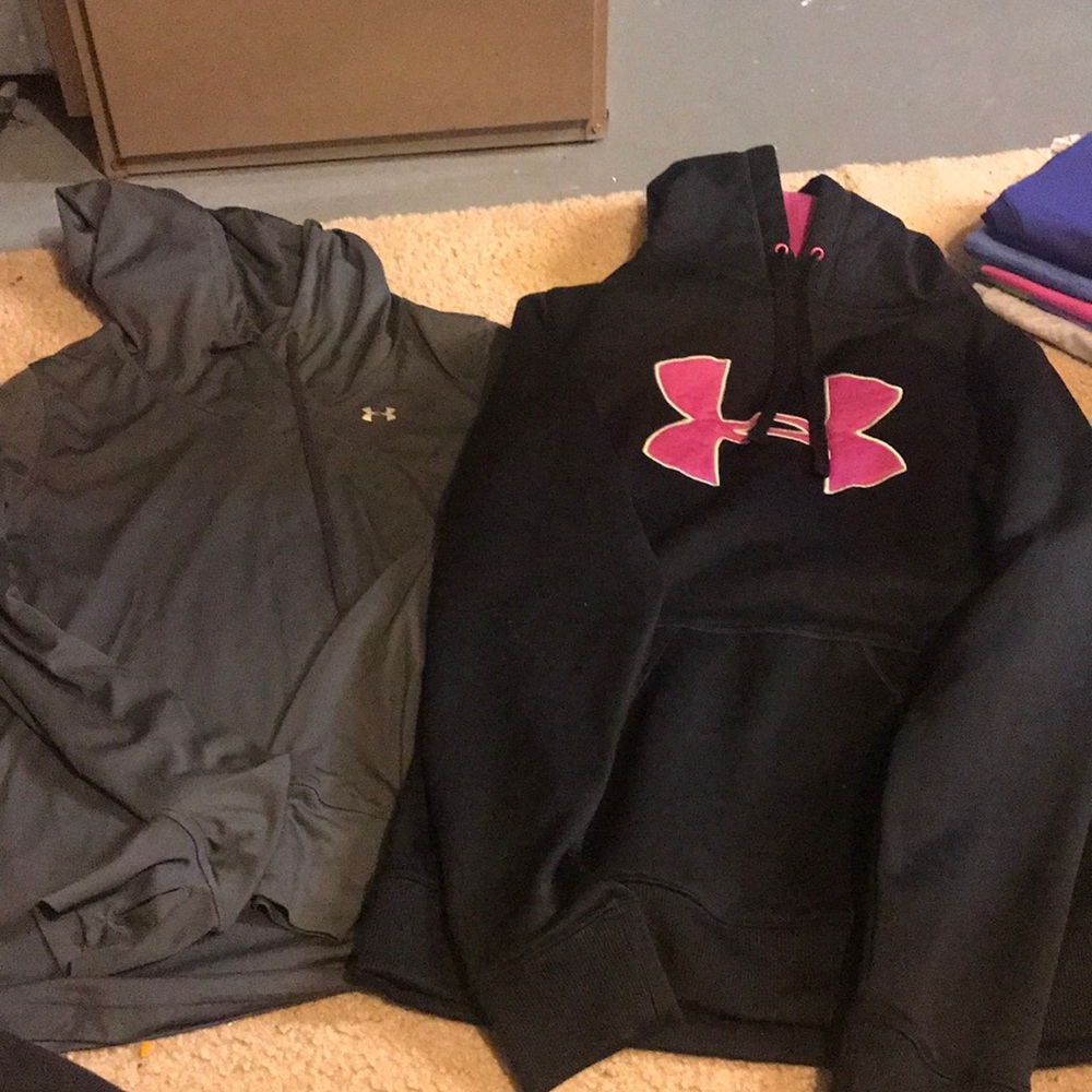 Shirt and hooded sweater